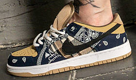 Чоловічі кросівки Nike SB dunk low x Travis Scott Cactus Jack