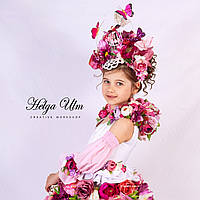 Карнавальный костюм "Королева цветов", "Фея цветов", "Весна" - ПРОКАТ (110-116) во Львове