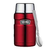 Thermos "Stainless King Food Flask" Термос для Їжі з ложкою 710мл, червоний 173051