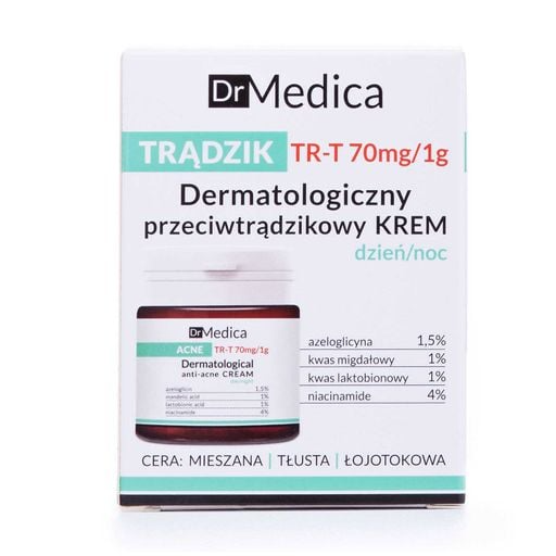 Дерматологічний анти-акне крем день/ніч Bielenda Dr Medica ACNE 50 мл, фото 1