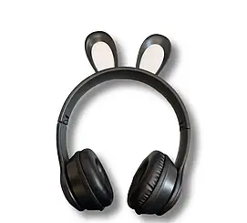 Дитячі бездротові Bluetooth навушники з вушками зайчика RGB Picun B12 4704/4705 VJ