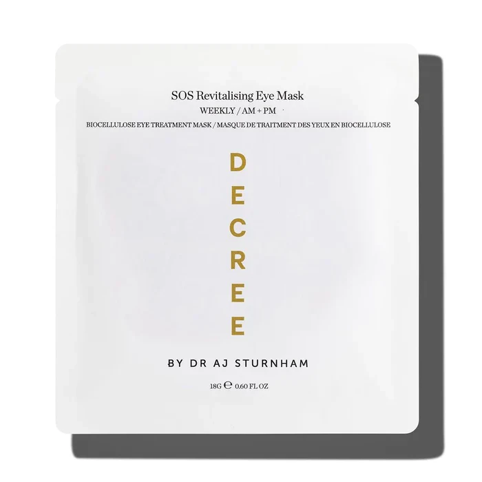 Відновлююча маска для очей патчі Decree SOS Revitalising Eye Mask, 1 пара