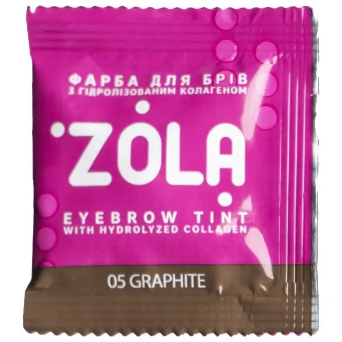 Zola Фарба для брів 05 Graphite у саше, 5 мл