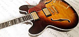 Електрогітара Gibson ES 335 Custom Shop Brown China, фото 3