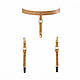Подтяжки Bijoux Indiscrets MAZE - Suspender Belt for Underwear and Stockings Braun O\S, фото 3