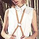 Портупея " 8 " MAZE by, Bijoux Indiscrets коричнева, фото 5