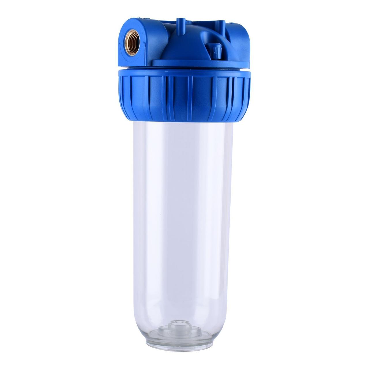 Фільтр-колба 1/2" 3-х компонентна + ключ, планка БЕЗ картриджа Bio+ systems (NSL10-3K), фото 1