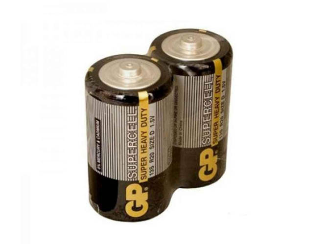 Купить Батарейка R20 GP сіра в спайці 2шт 10448 ТМ SUPERCELL, цена 131 ...