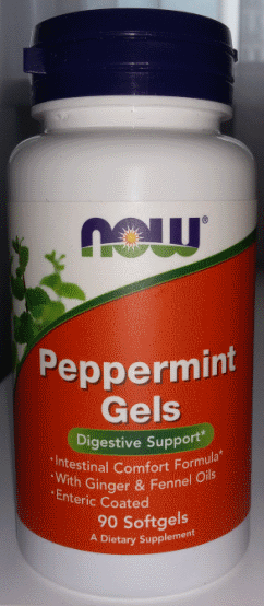 Олія м'яти перцевої в капсулах Now Foods Peppermint Gels 90 softgels, фото 1