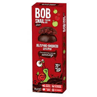 Новинка Конфета Bob Snail Улитка Боб яблочно-вишневый в черном шоколаде 30 г (1740461) !