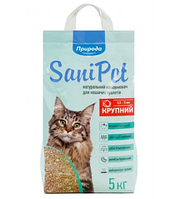 Бентонитовый наполнитель "Природа" "Sani Pet" Крупный 5 кг