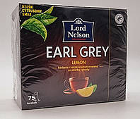 Чай "Lord Nelson" Earl Grey Lemon 75 пак. Польша