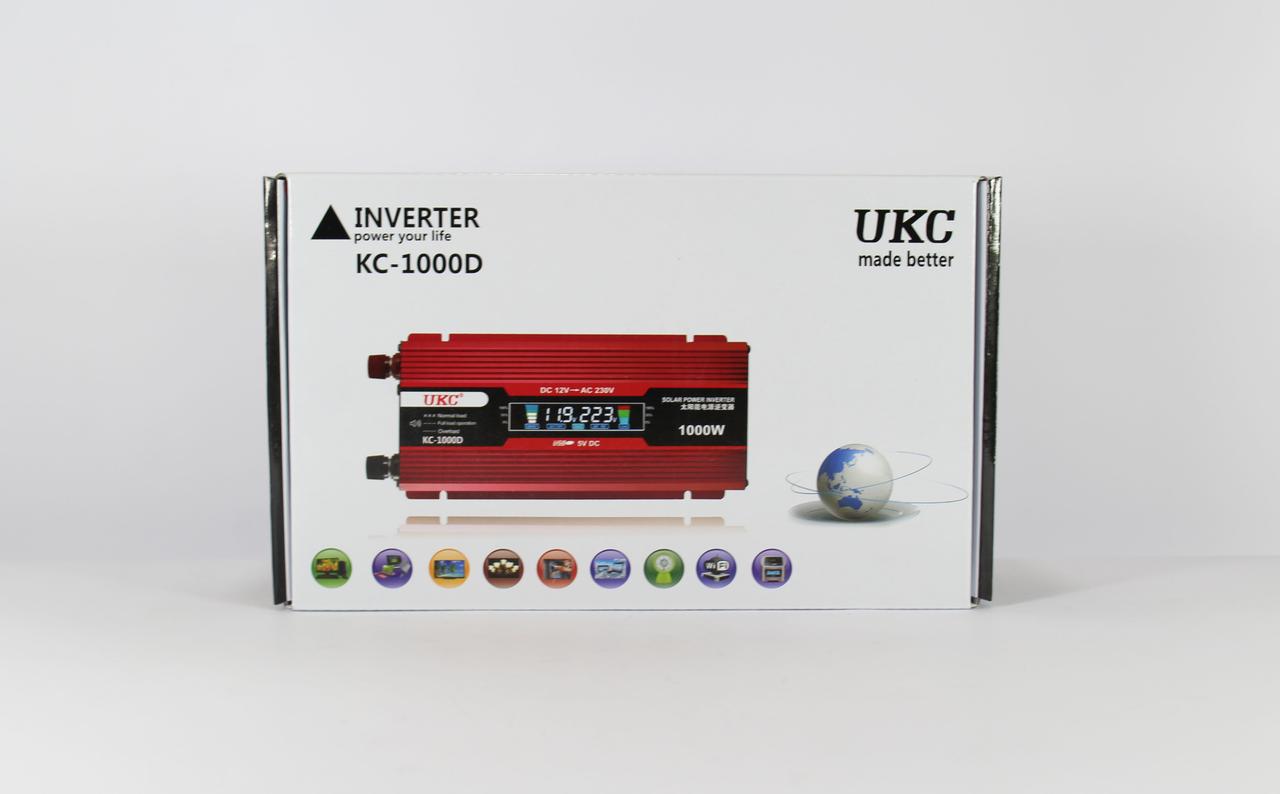 Перетворювач AC/DC KC-1000D 1000W + LCD