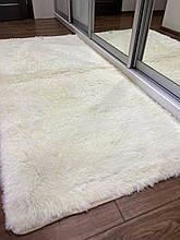 Килимок трава  150х200 см, килим для дому. Щільна підкладка Колір: Молочний