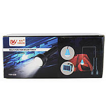 Ліхтарик ручний BL YW-038 hand torch + bulb + solar, фото 4