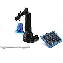 Ліхтарик ручний BL YW-038 hand torch + bulb + solar, фото 5