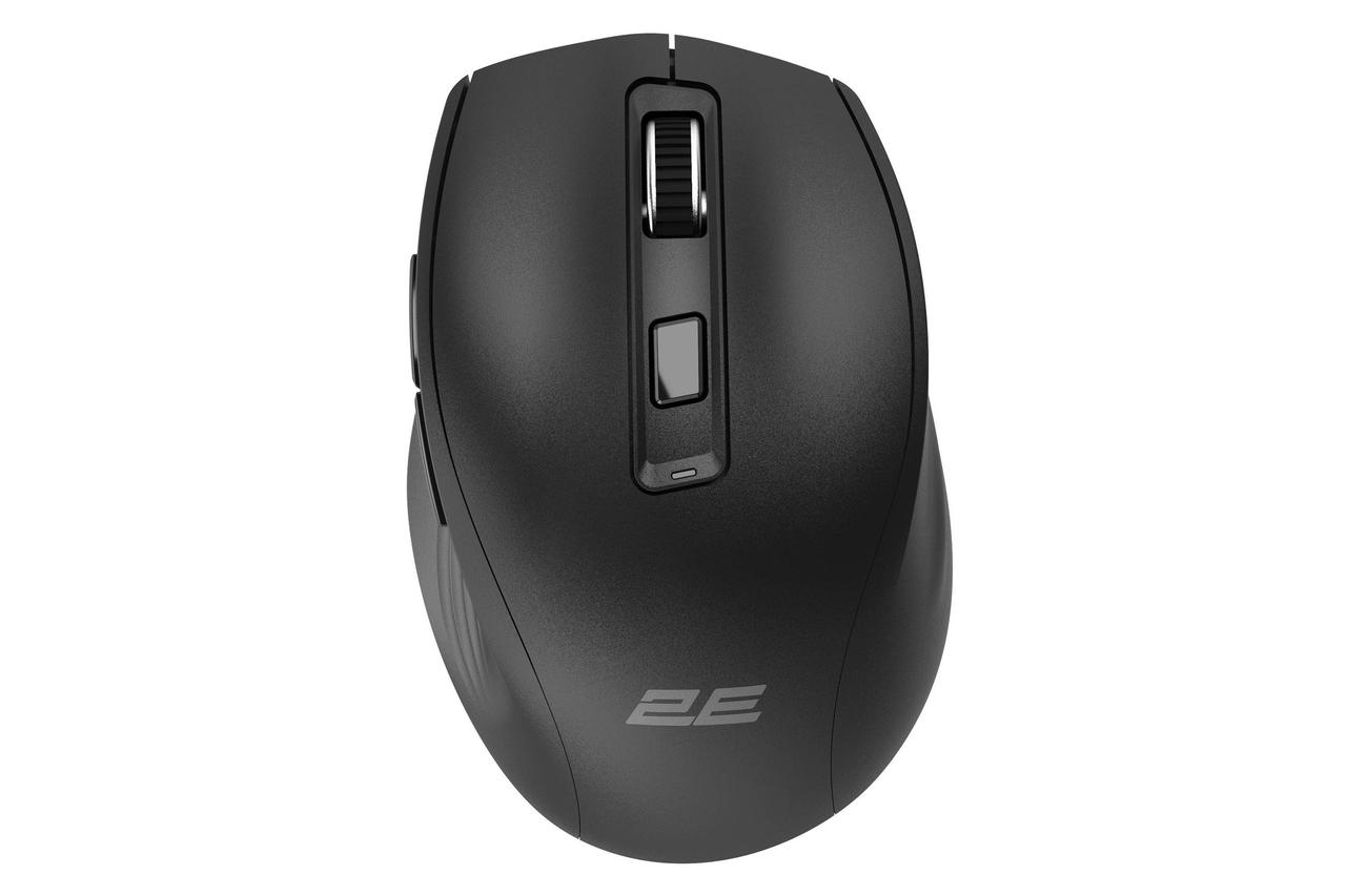 Мишка бездротова 2Е MF250 Silent чорна (2E-MF250WBK)