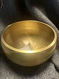 Чаша співаюча кована 15 см. з плямами чеканки, фото 2