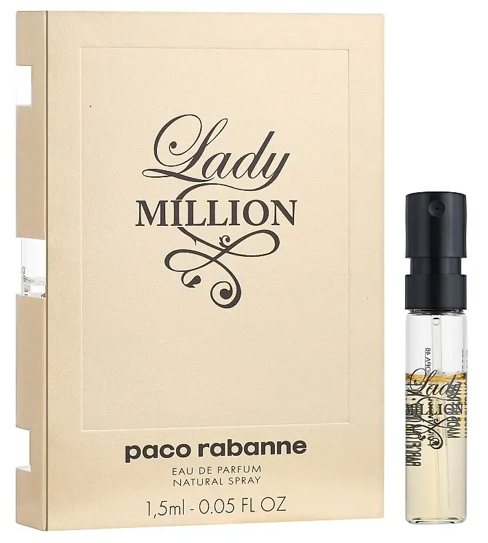 Paco Rabanne Lady Million Парфумована вода жіноча, 1.5 мл Пробник, фото 1