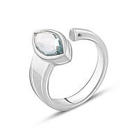 Серебряное кольцо с натуральным топазом 2.088ct, вес изделия 3,86 гр (2089476) 18.5 размер