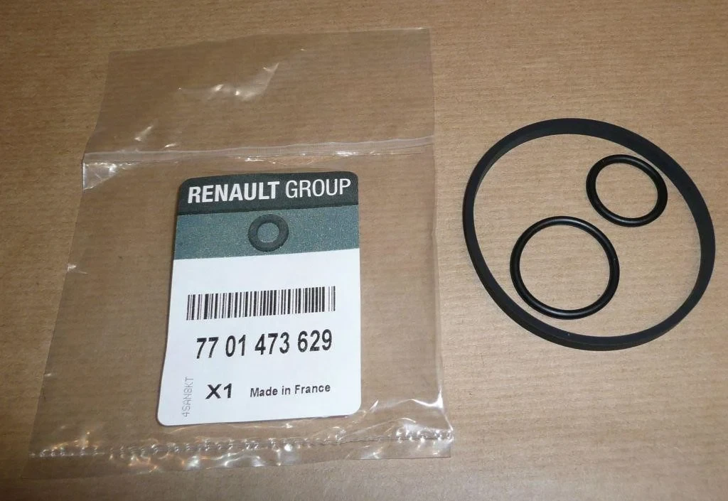 Прокладка адаптера масляного фільтра Renault: Clio, Kangoo, Scenic, Modus, 7701473629