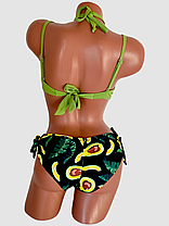 ОПТ Купальник-трійка з бразиліана авокадо Sisianna 58816-1 36-44 Хакі на 42 44 46 48 50 розмір, фото 4