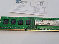 Оперативная память 4Gb Crucial DDR3 2Rx8 1600MHz PC3-12800U (Intel/AMD)