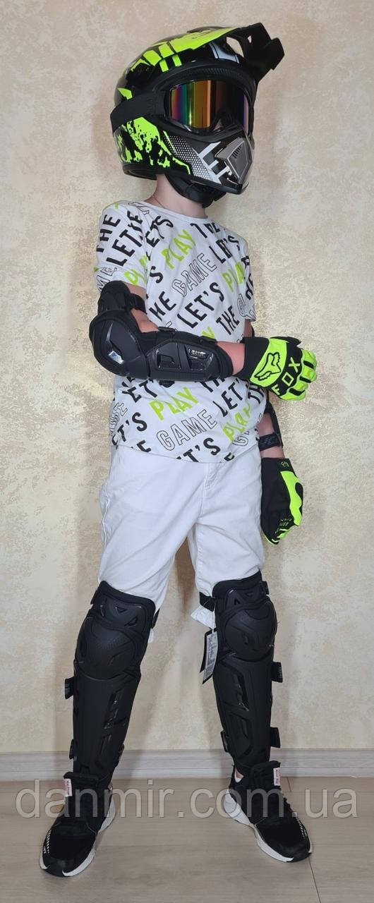 Комплект захисту SCOYCO K26H26 чорний Дитячий (БЕЗ ШОЛОМА)