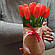Букет тюльпанів із мила ручної роботи  в кашпо, фото 5