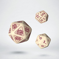 Набор кубиков RuneQuest Beige & Burgundy Expansion Dice