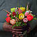 Букет квітів із мила ручної роботи  в кашпо, фото 2