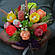 Букет квітів із мила ручної роботи  в кашпо, фото 4