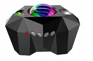 Зоряний проектор чорний Aurora Aurora Star Projector пульт дистанційного керування, фото 2
