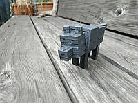 Майнкрафт вовк 12 см Minecraft dog фігурка з відомої гри Майнкрафт