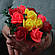 Букет троянд із мила ручної роботи  в кашпо, фото 4
