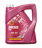 MANNOL Diesel TDI 5W-30 7909 Синтетическое моторное масло премиум-класса 5л.