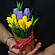 Букет веснянних квітів із мила ручної роботи, фото 3