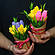 Букет веснянних квітів із мила ручної роботи, фото 2