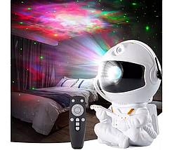 Лампа - проектор Aptel APT_AK235E чорний AK235E проектор зірок нічник астронавт, фото 3