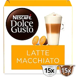 ЗІМ*ЯТ КУТОЧОК! Кава в капсулах Dolce Gusto Latte Macchinato (капсул -30! - порцій 15!)