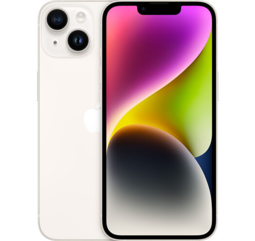 Смартфон Apple iPhone 14 128GB Starlight, 6.1" OLED, A15 Bionic, Refurbished