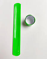 Браслет Finding Світловідбиваючий скручується на руці або рюкзаку Салатовий 22 см х 3 см