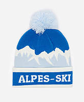 Мужская зимняя шапка бини HOUSE BRAND ALPES-SKI