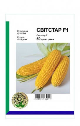 Насіння кукурудзи Світстар F1, 5 г — ранній, цукрова, АГРОПАК, фото 2