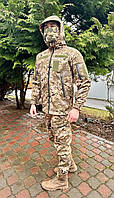 Тактический костюм SoftShell Комплект куртка + штаны софтшел пиксель