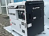 Дизельний електрогенератор Lutian 7 квт у кожусі, фото 2