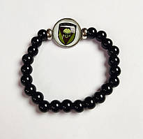 Браслет на руку UKRAINE Патріотичний Україна або смерть Чорний 19 см