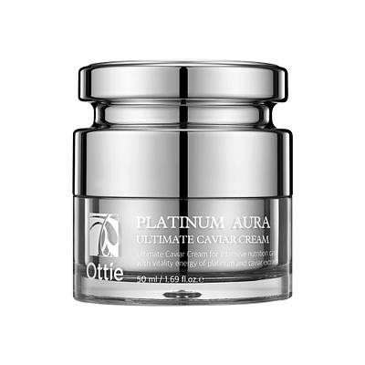 Капсульний преміумкрем із ікрою та платиною Ottie Platinum Aura Ultimate Capsule Cream 50 ml