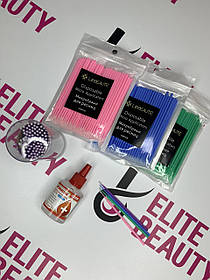 Мікробраші Lilly Beaute різні кольори 100 шт