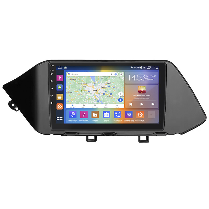 Магнітола Lesko для Hyundai Sonata VIII (DN8) 2019-2020 IPS 10" 4/64Gb CarPlay 4G Wi-Fi GPS Prime Хюндай
